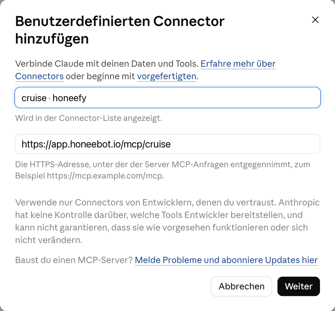 Claude, Schritt 2